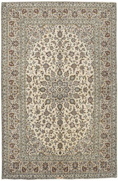 絨毯 ペルシャ カシャン 196X301 茶色/オレンジ (ウール, ペルシャ/イラン)