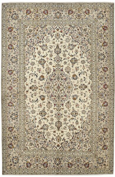  Orientalischer Keshan Teppich 195X295 Orange/Braun Wolle, Persien/Iran