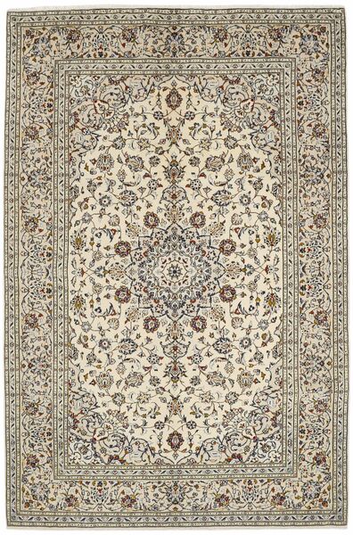 絨毯 ペルシャ カシャン 194X301 茶色/オレンジ (ウール, ペルシャ/イラン)
