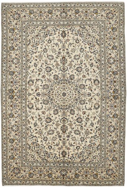  Persischer Keshan Teppich 198X289 Braun/Orange (Wolle, Persien/Iran)