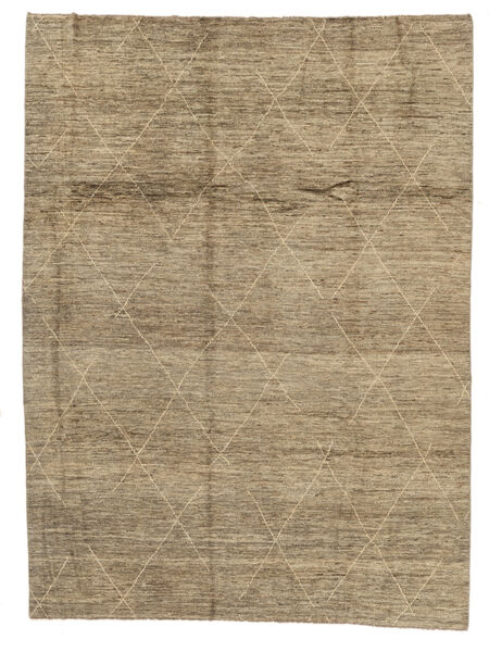 絨毯 Berber スタイル 257X347 茶色/オレンジ 大きな (ウール, アフガニスタン)