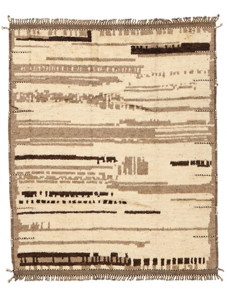 268X325 Moroccan Berber - Afghanistan Rug Modern Beige/Brown Large (Wool, Afghanistan) Carpetvista