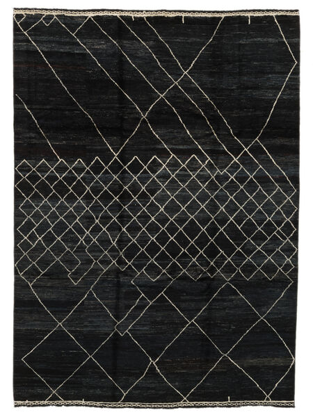 絨毯 Berber スタイル 248X345 ブラック (ウール, アフガニスタン)