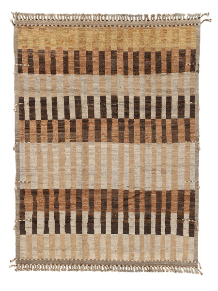 絨毯 Berber スタイル 241X308 茶色/オレンジ (ウール, アフガニスタン)