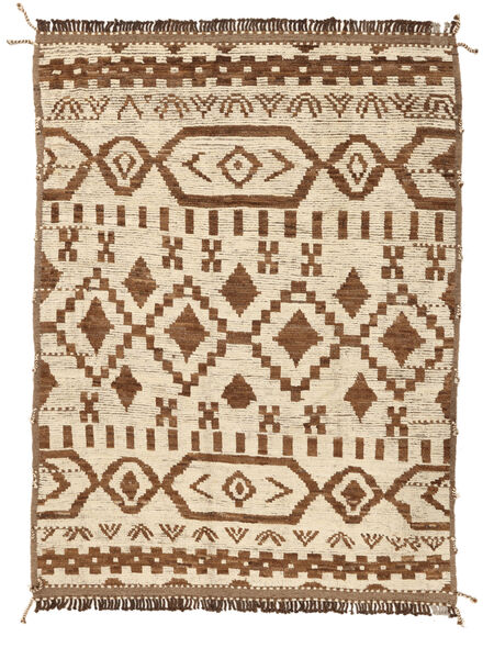 265X367 Berber Style Rug Modern Brown/Orange Large (Wool, Afghanistan) Carpetvista
