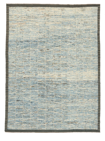 265X349 絨毯 Berber スタイル モダン グリーン/グレー 大きな (ウール, アフガニスタン) Carpetvista