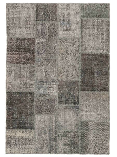 絨毯 Patchwork - Turkiet 140X200 茶色/ブラック (ウール, トルコ)