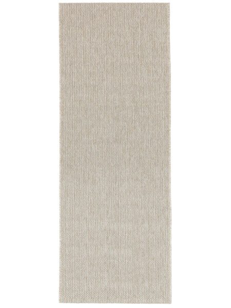 Clio インドア/アウトドア用ラグ 洗える 80X200 小 ベージュ 細長 絨毯