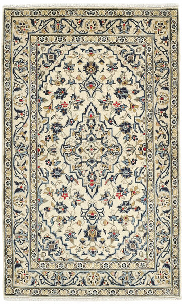 93X151 Keshan Teppich Orientalischer Gelb/Grün (Wolle, Persien/Iran)