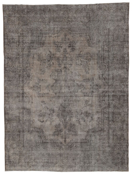 絨毯 Colored Vintage - Turkiet 294X396 茶色/ブラック 大きな (ウール, トルコ)