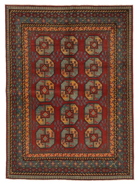 Dywan Orientalny Afgan Fine Colour 170X230 Czarny/Ciemnoczerwony (Wełna, Afganistan)