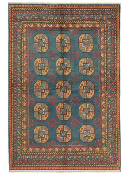  170X253 Medaillon Afghan Fine Colour Teppich Wolle, Carpetvista