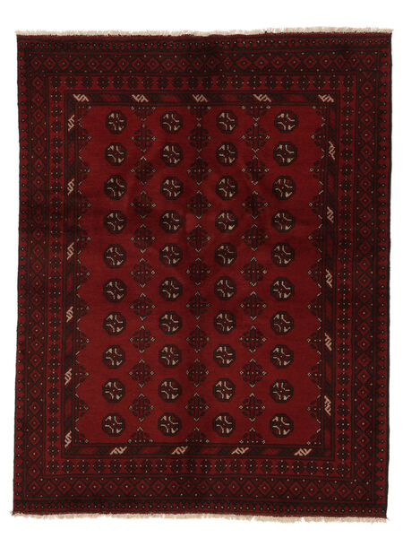 154X193 Tappeto Afghan Fine Orientale Nero (Lana, Afghanistan) Carpetvista