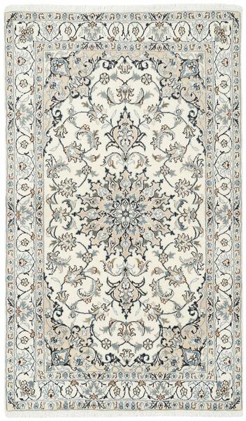 絨毯 ペルシャ ナイン 122X203 イエロー/グリーン (ウール, ペルシャ/イラン)