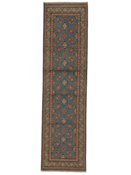 82X306 Dywan Orientalny Afgan Fine Colour Chodnikowy Brunatny/Czarny (Wełna, Afganistan) Carpetvista