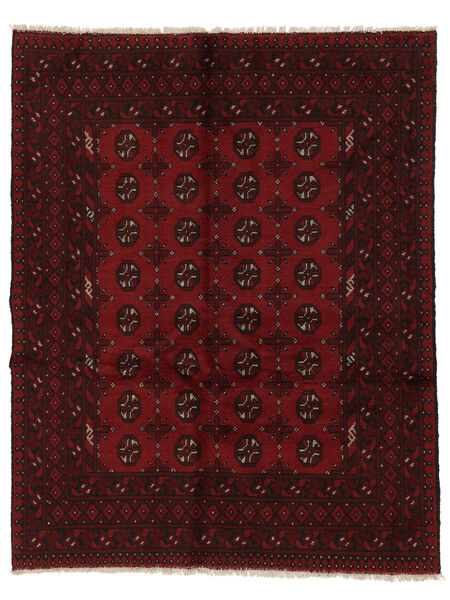  147X185 Medaillon Klein Afghan Fine Teppich Wolle, Carpetvista
