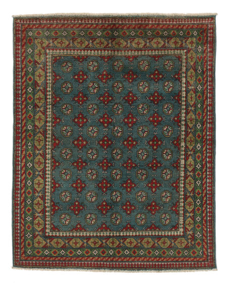 Tapete Oriental Afegão Fine Colour 152X193 Preto/Castanho (Lã, Afeganistão)