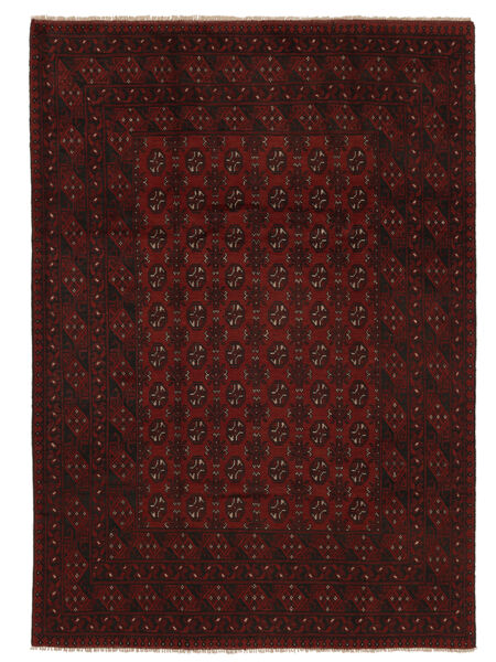  Afgán Fine Szőnyeg 192X284 Fekete Carpetvista