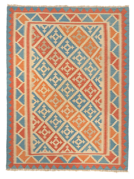  Persischer Kelim Ghashghai Teppich 151X199 Orange/Rot ( Persien/Iran)