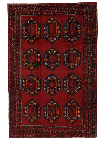  Orientalisk Beluch Matta 265X400 Svart/Mörkröd Stor Ull, Afghanistan Carpetvista