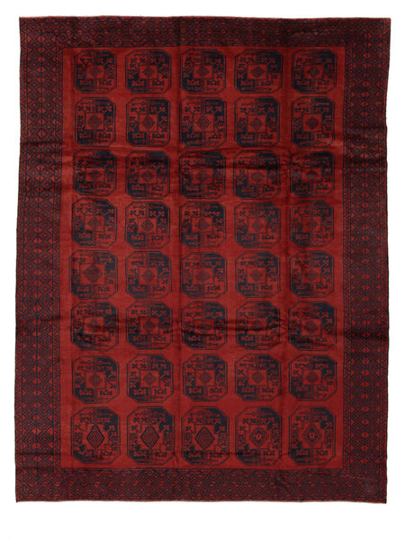 279X365 Baluch Rug Oriental Black/Dark Red Large (Wool, Afghanistan) Carpetvista