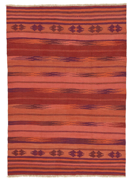  Persischer Kelim Afshar Teppich 174X247 Dunkelrot/Rot ( Persien/Iran)