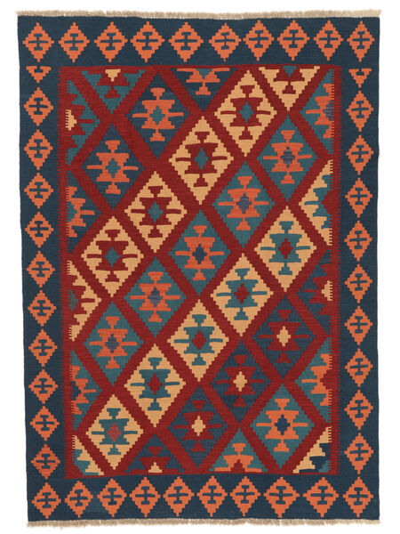 絨毯 オリエンタル キリム カシュガイ 170X239 ダークレッド/ブラック ( ペルシャ/イラン)