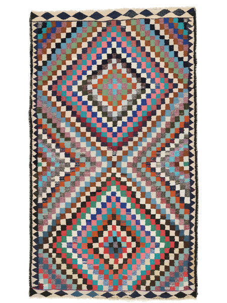  Persischer Kelim Fars Teppich 167X283 Dunkelrot/Schwarz Carpetvista