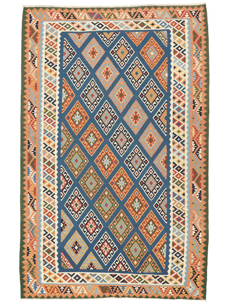  Kelim Ghashghai Matta 164X256 Persisk Mörkblå/Orange Carpetvista
