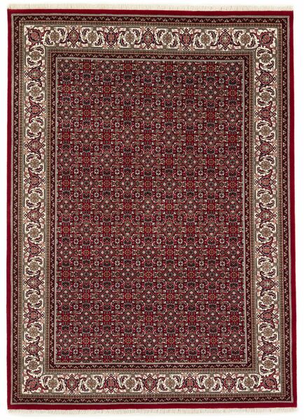 172X242 Bidjar Indisch Teppich Orientalischer Schwarz/Dunkelrot (Wolle, Indien)