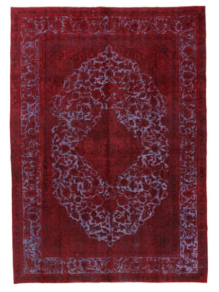 Koberec Perský Colored Vintage 296X414 Černá/Tmavě Červená Velký (Vlna, Persie/Írán)