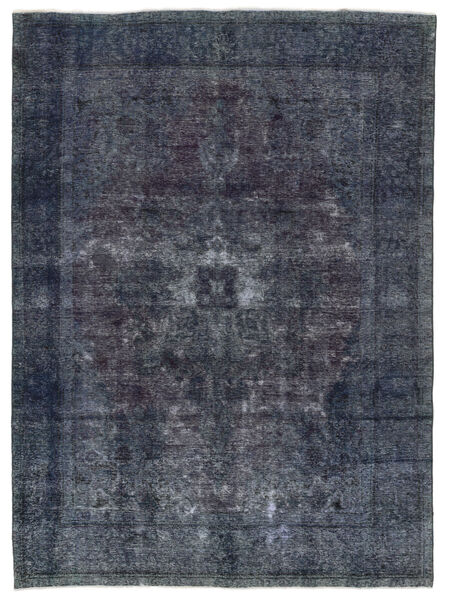 絨毯 カラード ヴィンテージ 240X328 ブラック/ダークブルー (ウール, ペルシャ/イラン)