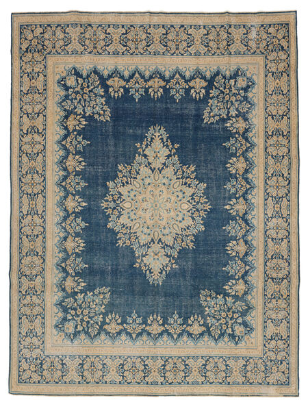  Persischer Vintage Heritage Teppich 293X384 Schwarz/Braun Großer (Wolle, Persien/Iran)