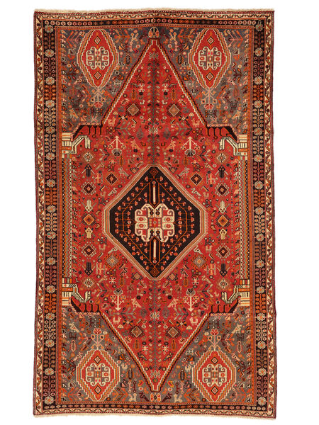  151X252 Ghashghai Fine Teppich Dunkelrot/Braun Persien/Iran Carpetvista