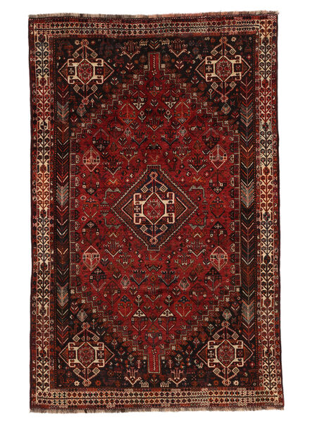  Qashqai Fine Rug 170X270 Persian Wool Black/Dark Red Carpetvista