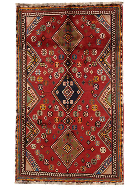 Ghashghai Fine Teppich 153X251 Dunkelrot/Schwarz Wolle, Persien/Iran Carpetvista