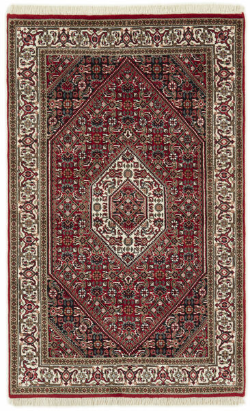 98X157 Tapete Oriental Bijar Indo Preto/Vermelho Escuro (Lã, Índia)
