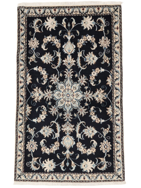  Nain Rug 85X140 Persian Wool Black/Beige Small Carpetvista