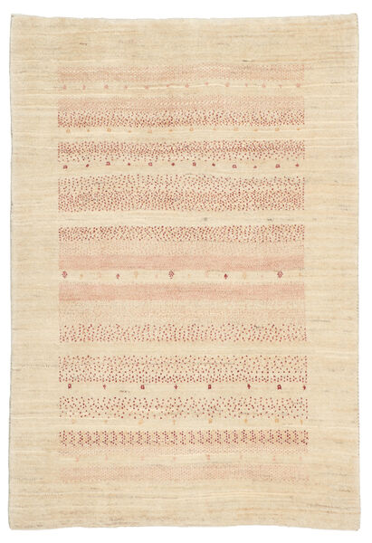  Persischer Gabbeh Persisch Fine Teppich 98X142 Beige/Orange (Wolle, Persien/Iran)