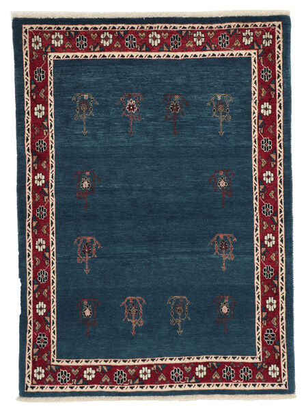110X148 絨毯 ギャッベ キャシュクリ モダン ブラック/ダークレッド (ウール, ペルシャ/イラン)
