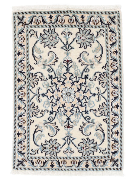 61X90 絨毯 オリエンタル ナイン ベージュ/グレー (ウール, ペルシャ/イラン) Carpetvista