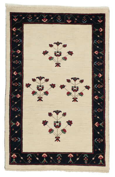  97X150 Gabbeh Kashkuli Vloerkleed Geel/Zwart Perzië/Iran