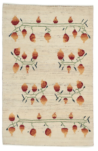 98X151 Gabbeh Persisch Fine Teppich Moderner Beige/Orange (Wolle, Persien/Iran)