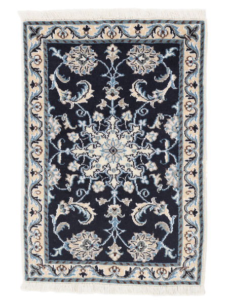 61X87 Nain Teppich Orientalischer Schwarz/Dunkelgrau (Wolle, Persien/Iran) Carpetvista
