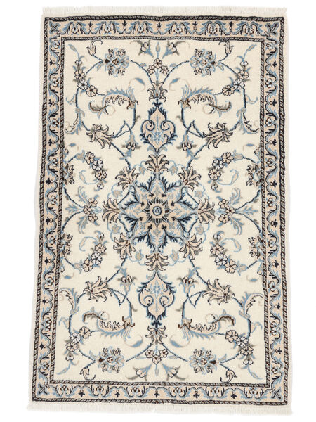 89X137 絨毯 オリエンタル ナイン ベージュ/ダークグレー (ウール, ペルシャ/イラン) Carpetvista