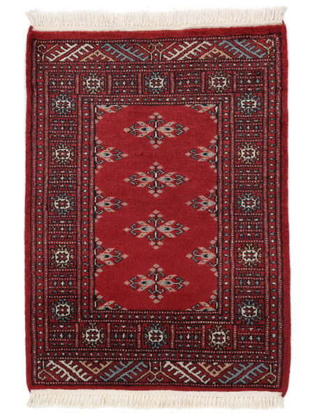 65X89 絨毯 オリエンタル パキスタン ブハラ 2Ply ダークレッド/ブラック (ウール, パキスタン) Carpetvista