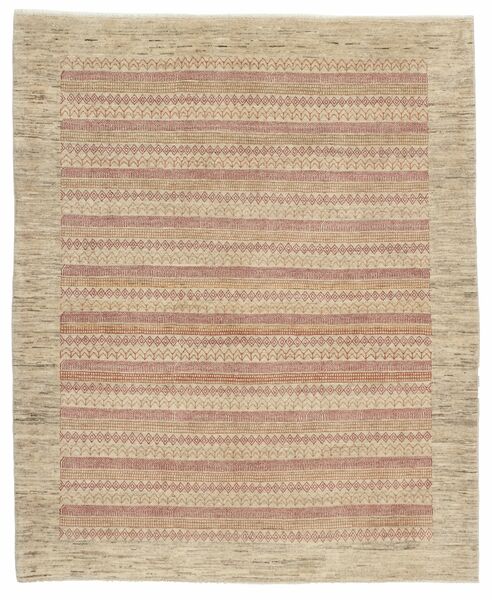  163X197 Striped Shaggy Rug Gabbeh Persia Fine Wool