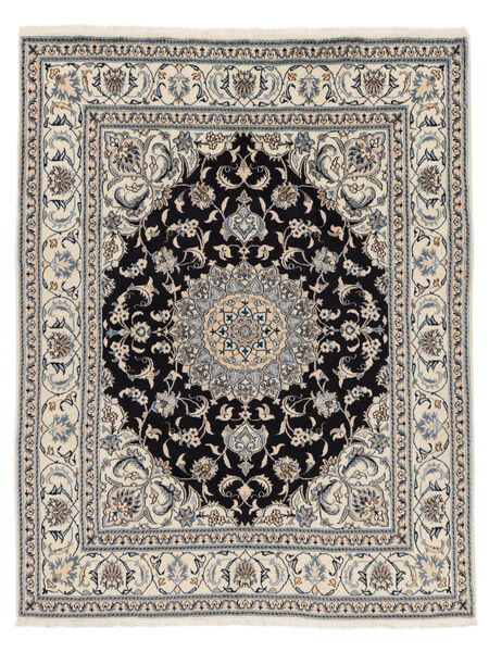 絨毯 ナイン 198X253 茶色/ベージュ (ウール, ペルシャ/イラン)