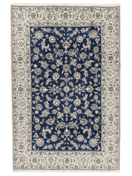 194X294 Nain Teppich Orientalischer Dunkelgrau/Schwarz (Wolle, Persien/Iran) Carpetvista