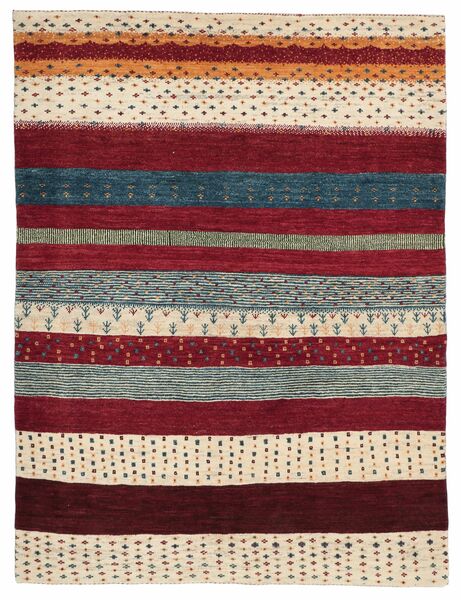 154X205 Gabbeh Persisch Fine Teppich Moderner Dunkelrot/Schwarz (Wolle, Persien/Iran)